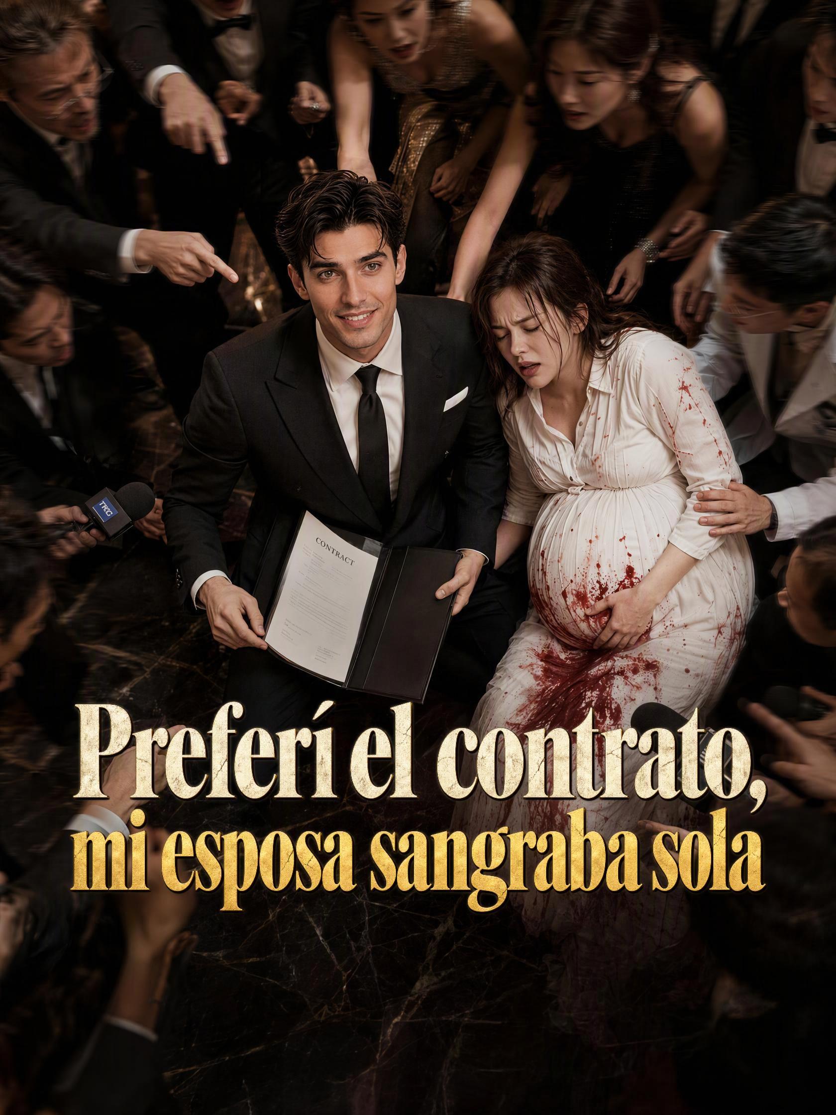 Preferí el contrato, mi esposa sangraba sola short drama poster