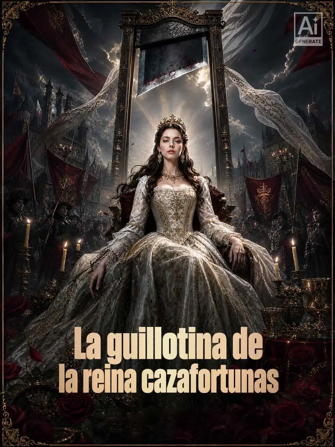 La guillotina de la reina cazafortunas short drama poster