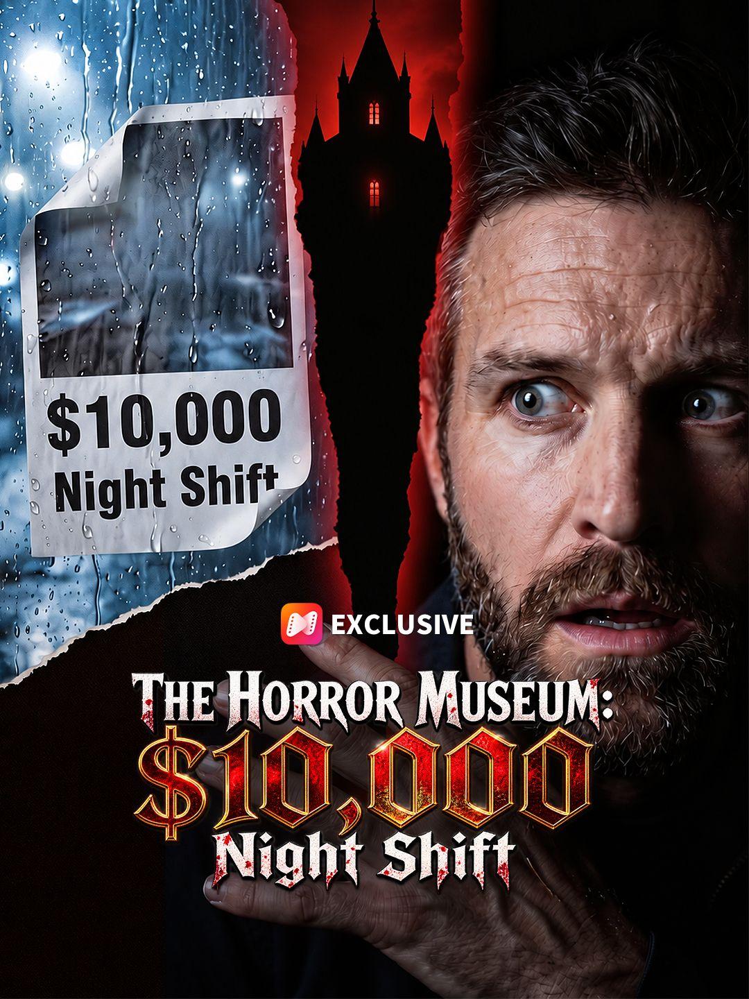 The horror Museum： $10000 Night Shift short drama poster