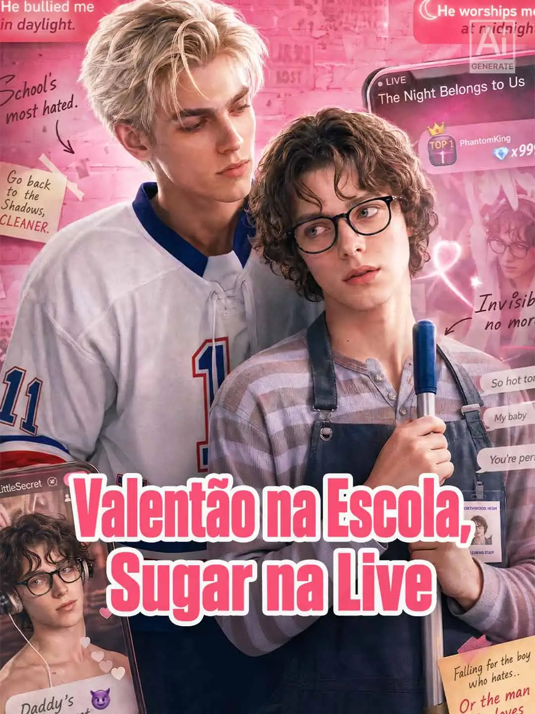 Valentão na Escola, Sugar na Live short drama poster