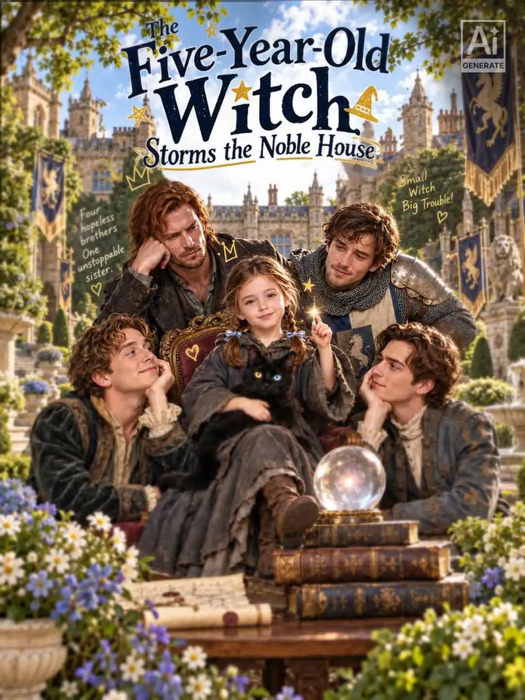 The Five-Year-Old Witch Storms the Noble House short drama poster