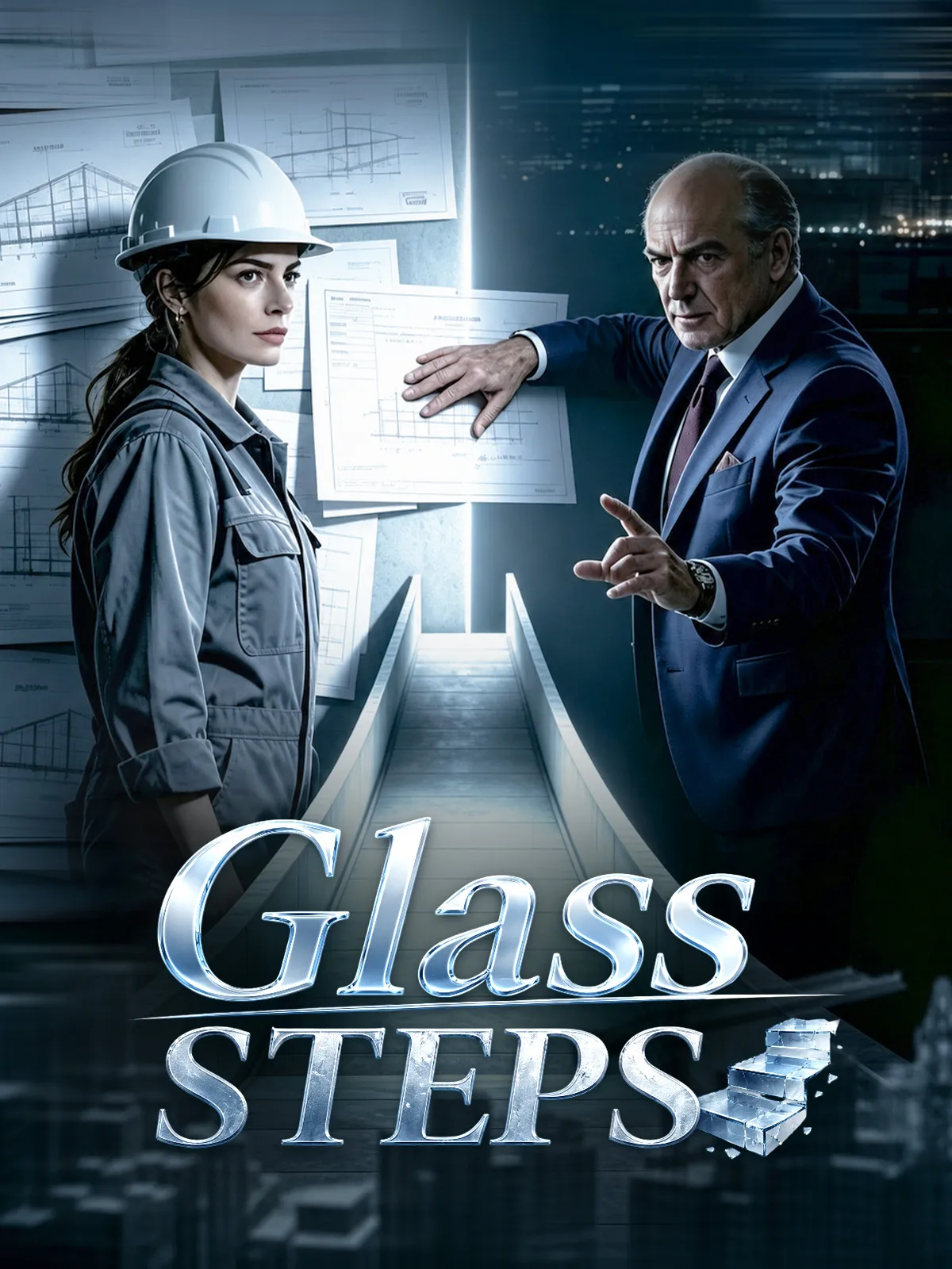 Glass steps short drama poster