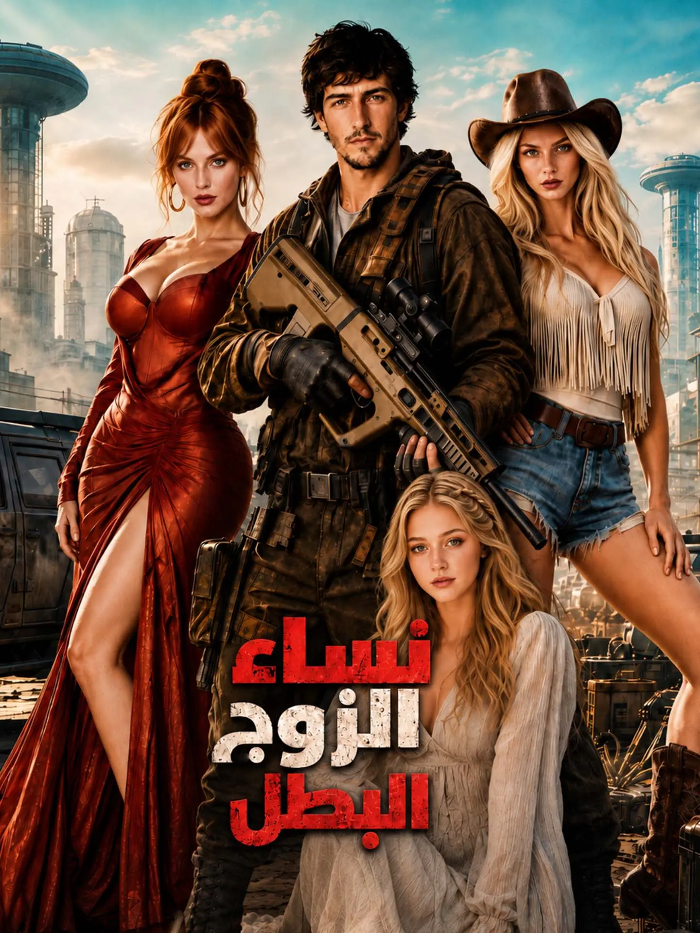 نساء الزوج البطل short drama poster
