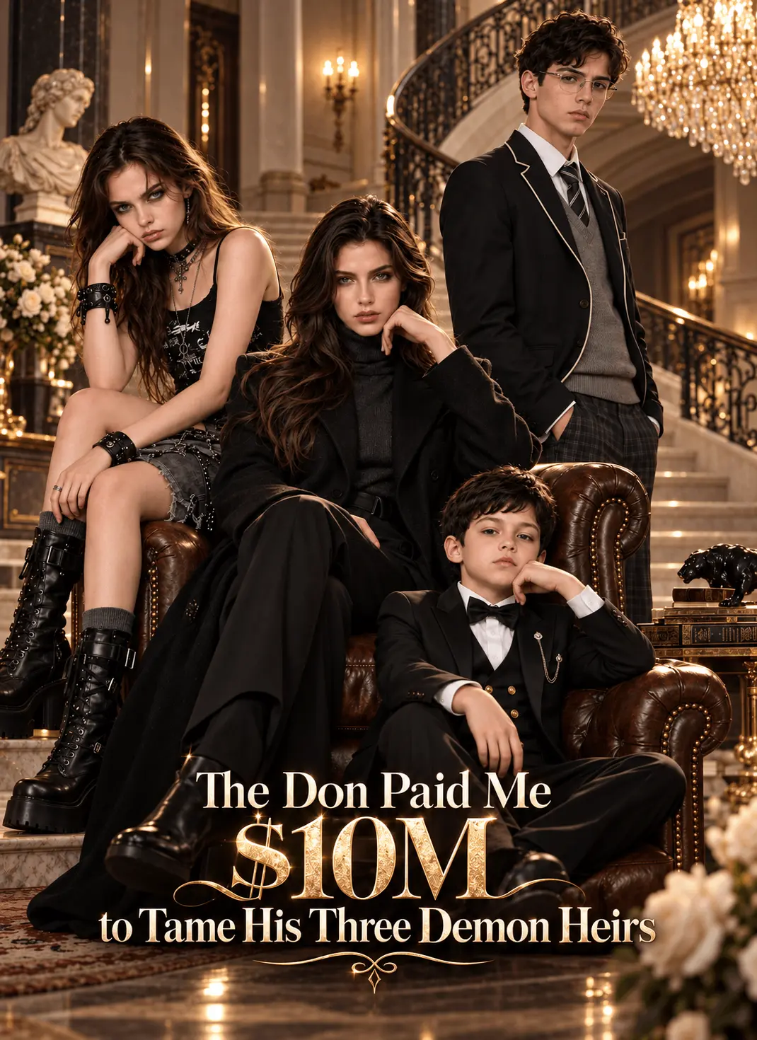 The Don Paid Me $10M to Tame His Three Demon Heirs short drama poster
