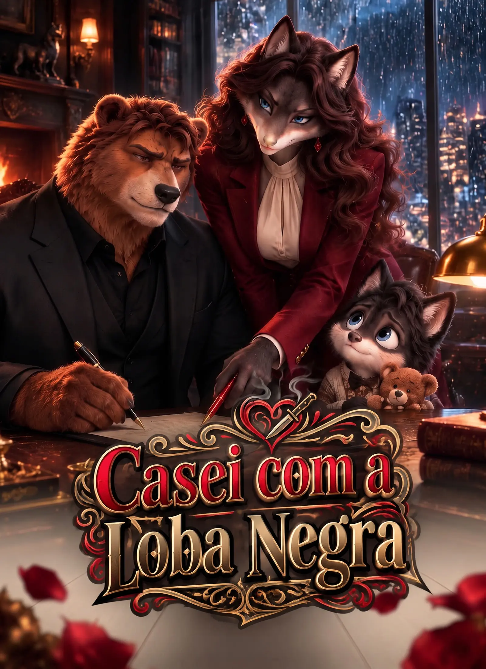 [Dublado]Casei com a Loba Negra short drama poster