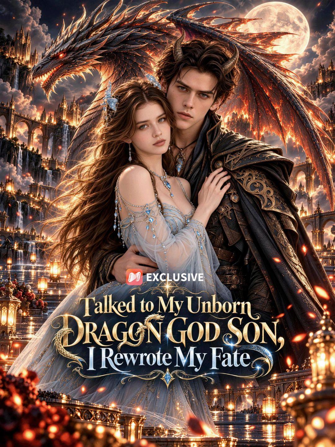 Talked to My Unborn Dragon God Son, I Rewrote My Fate short drama poster