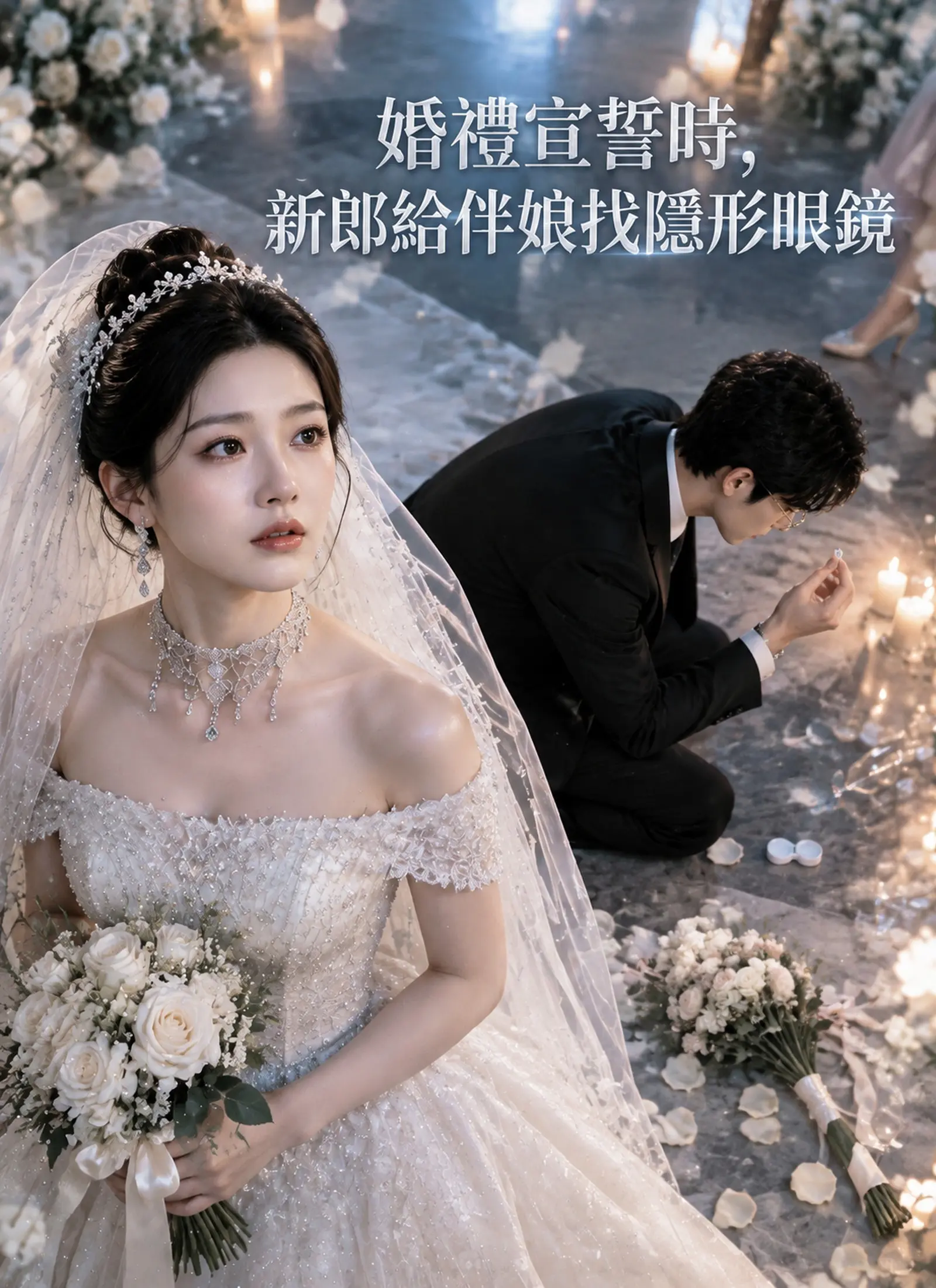 婚禮宣誓時，新郎給伴娘找隱形眼鏡 short drama poster