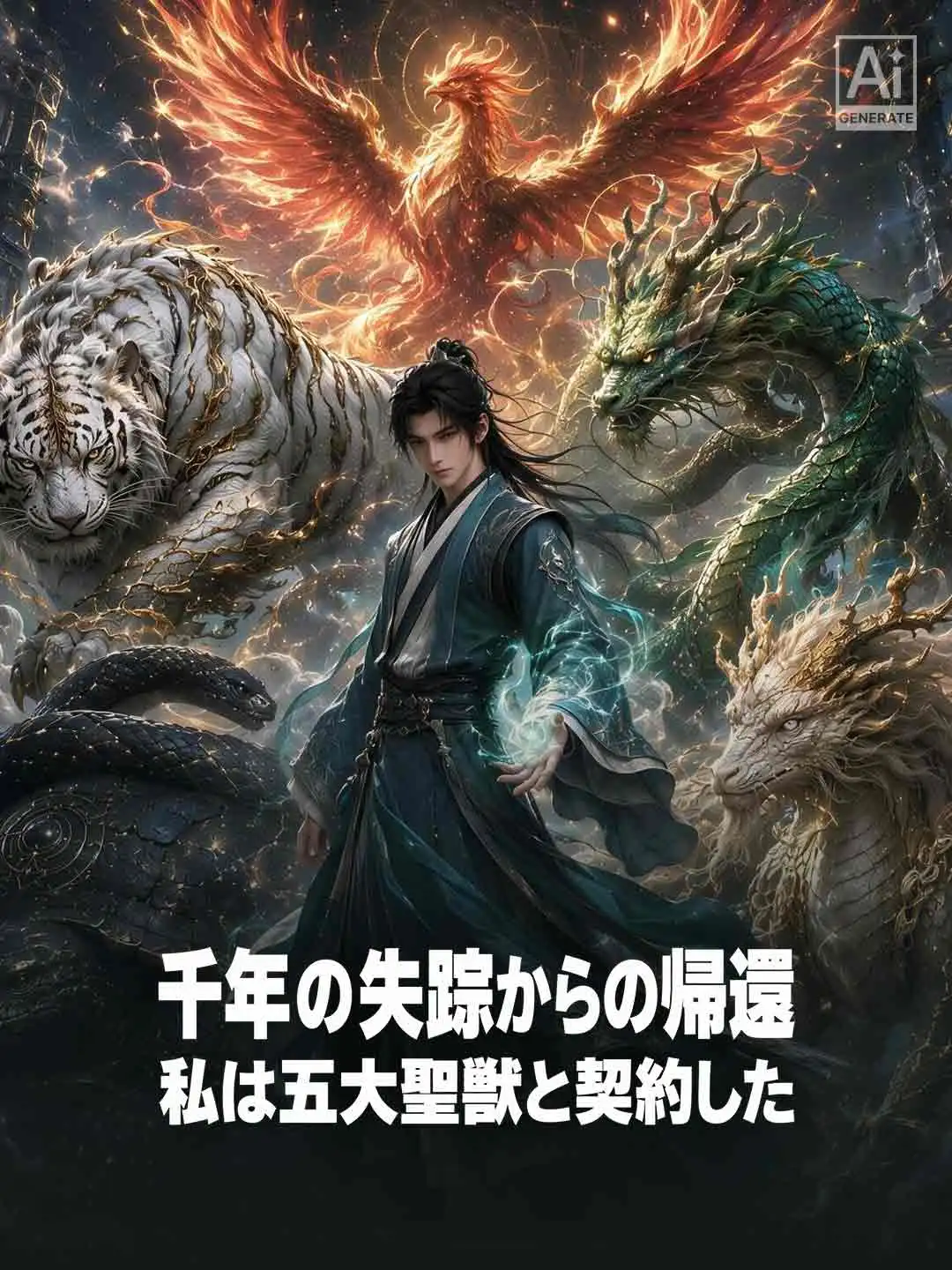 千年の失踪からの帰還 私は五大聖獣と契約した short drama poster
