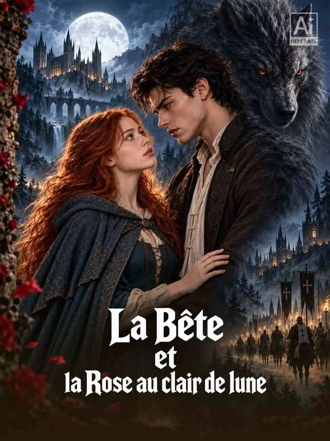 La Bête et la Rose au clair de lune short drama poster