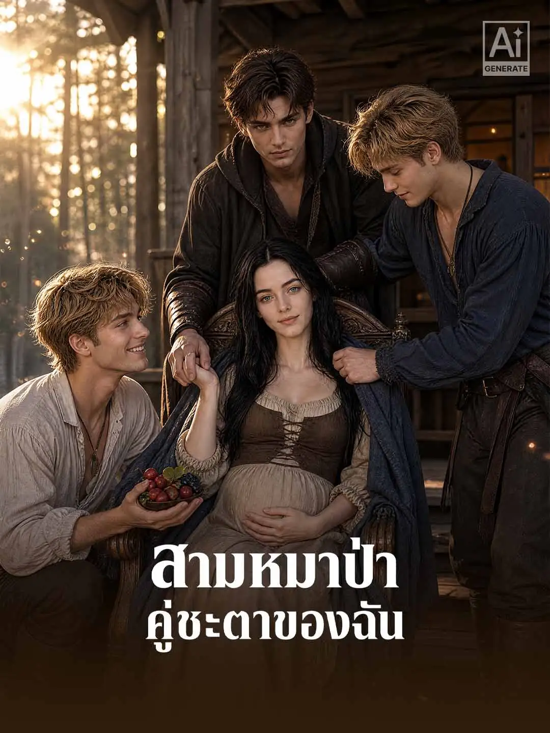 สามหมาป่าคู่ชะตาของฉัน short drama poster
