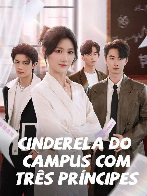 Cinderela do campus com três príncipes short drama poster