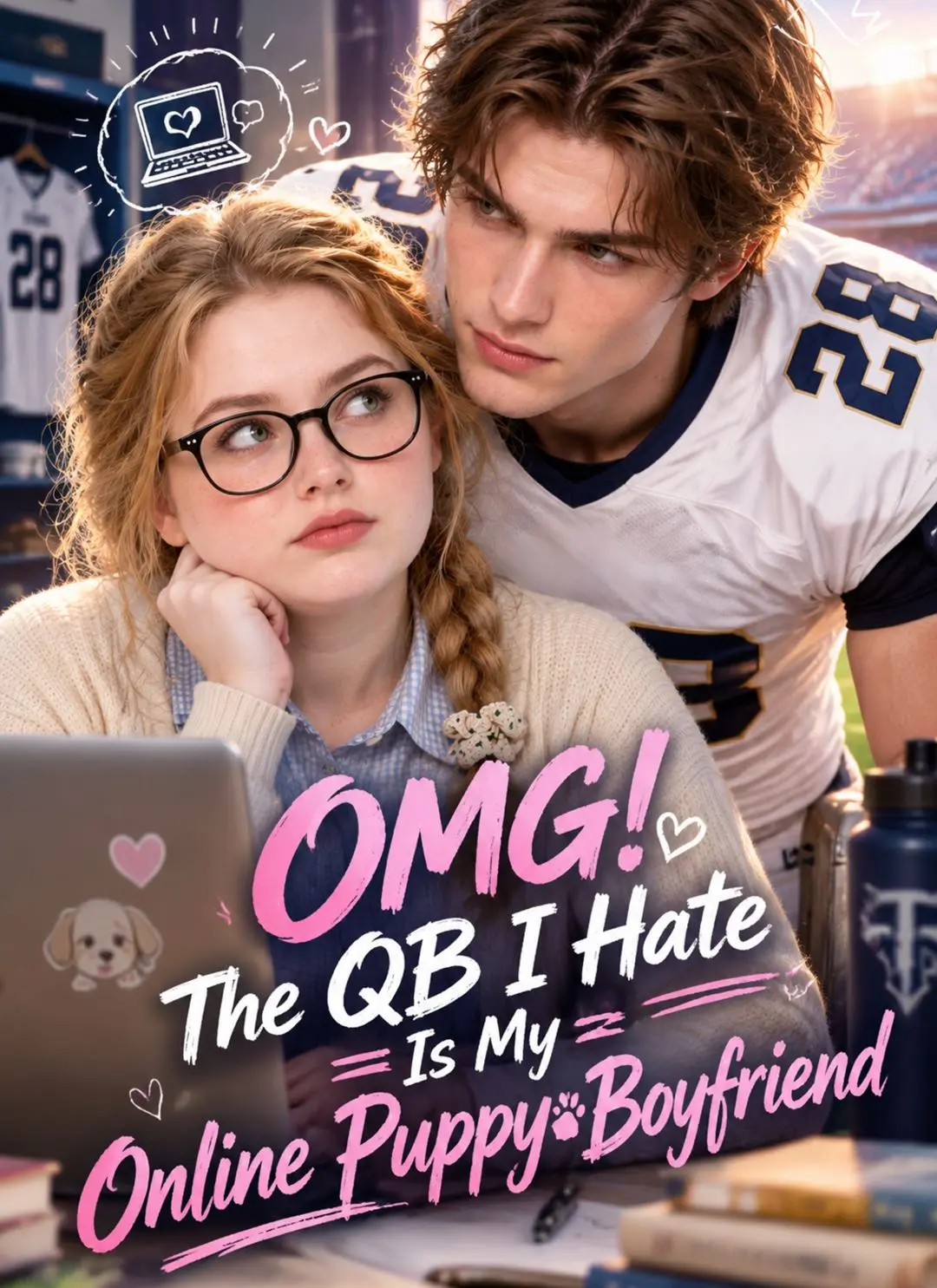 OMG! The QB I Hate Is My Online Puppy Boyfriend short drama poster