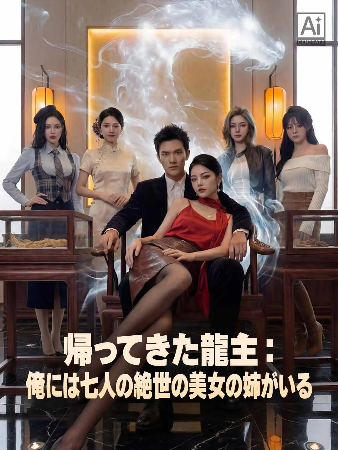 帰ってきた龍主：俺には七人の絶世の美女の姉がいる short drama poster