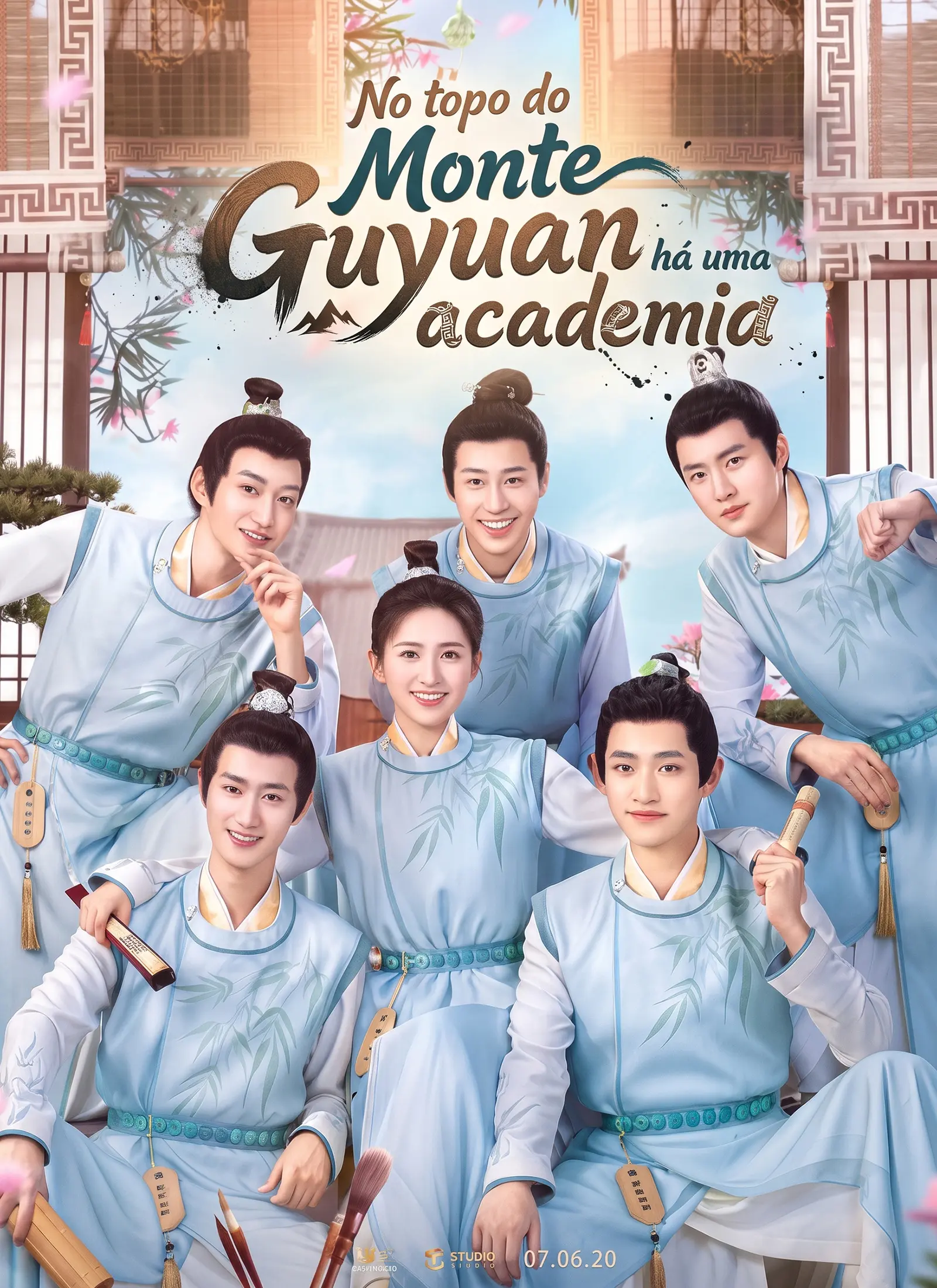 No topo do Monte Guyuan há uma academia short drama poster