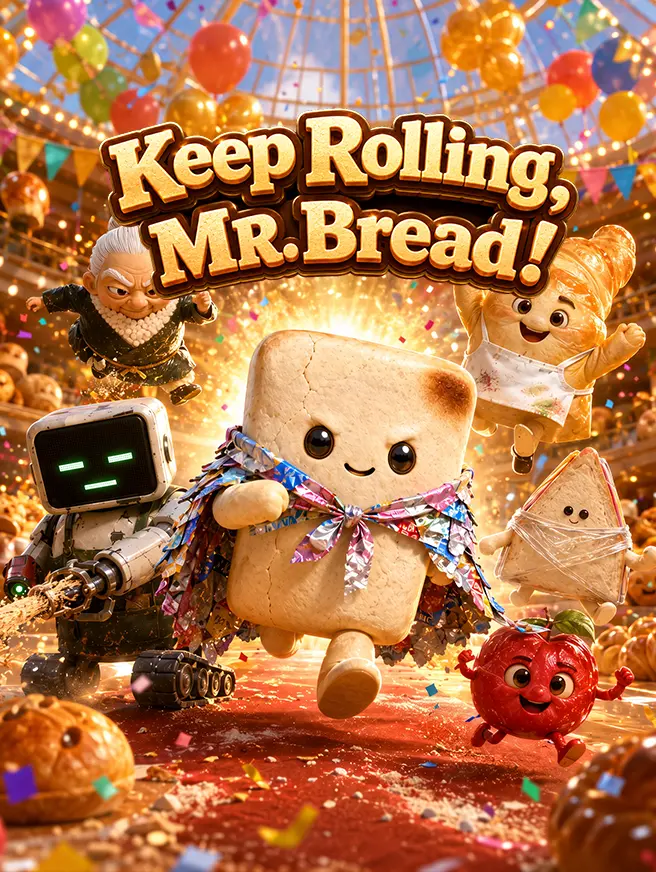 Keep Rolling, Mr. Bread! short drama poster