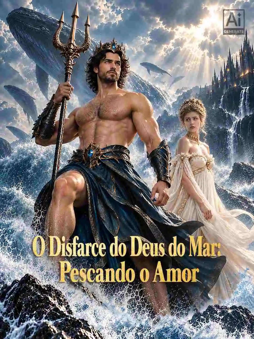 O Disfarce do Deus do Mar: Pescando o Amor short drama poster