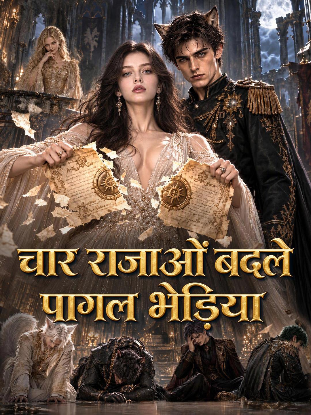 चार राजाओं बदले पागल भेड़िया short drama poster