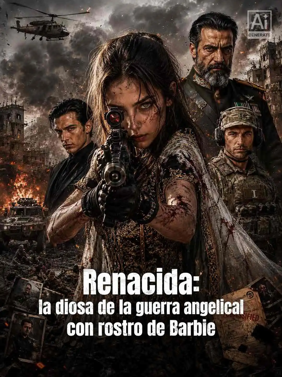 Renacida: la diosa de la guerra angelical con rostro de Barbie short drama poster