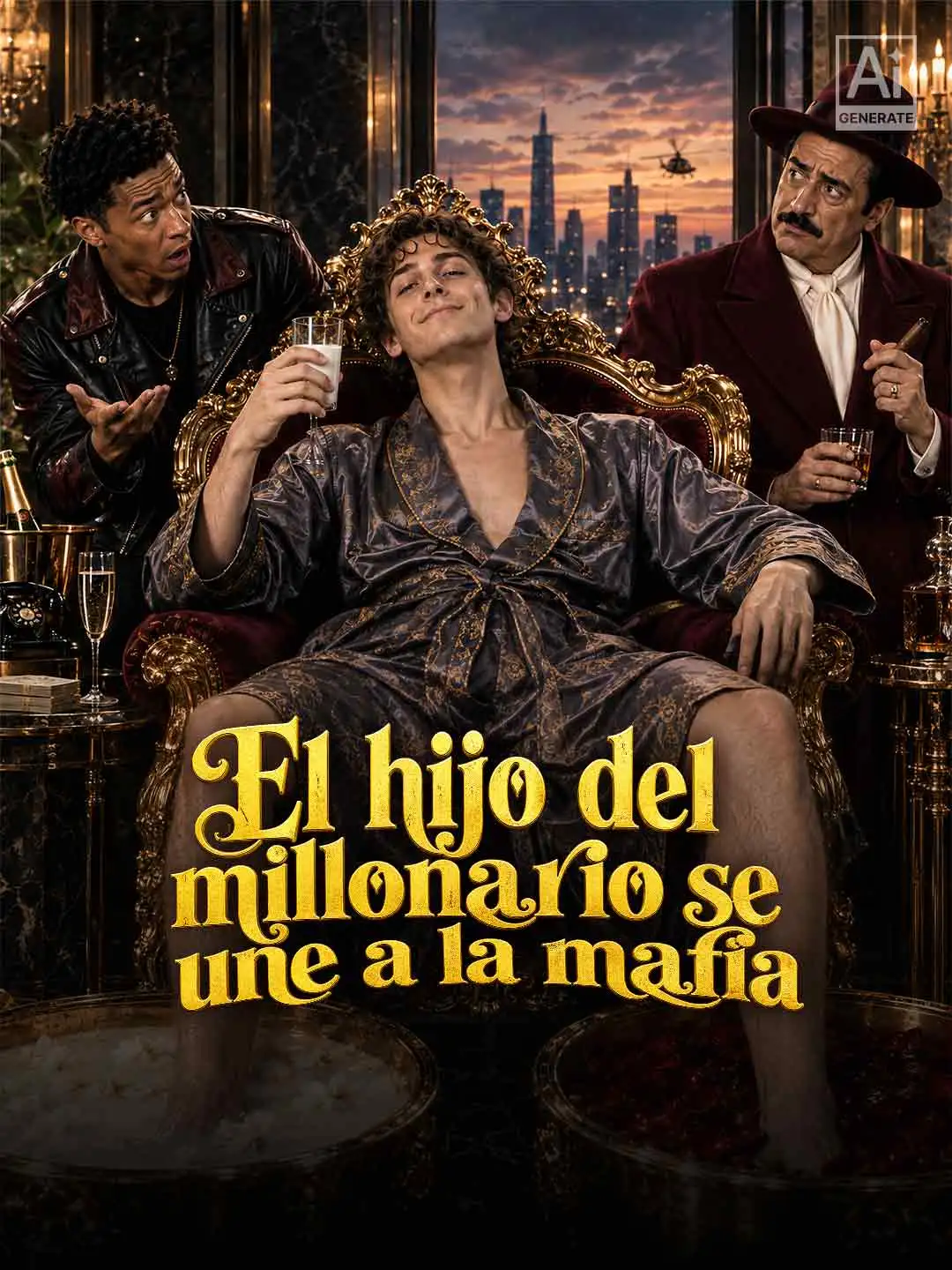 El hijo del millonario se une a la mafia short drama poster