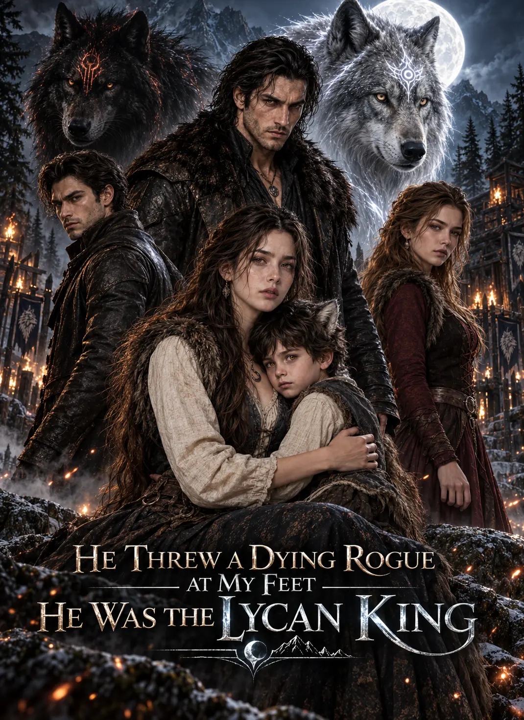 He Threw a Dying Rogue at My Feet—He Was the Lycan King short drama poster