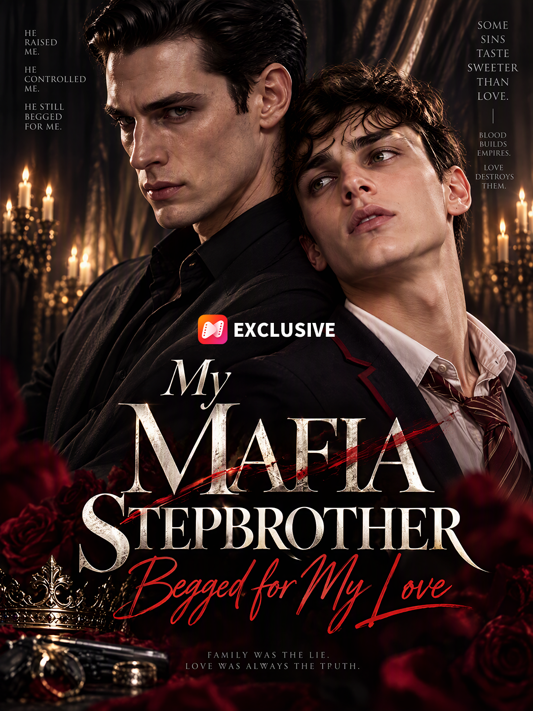 My Mafia Stepbrother Begged for My Love short drama poster