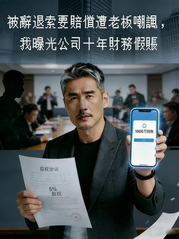 被辭退索要賠償遭老板嘲諷，我曝光公司十年財務假賬 short drama poster