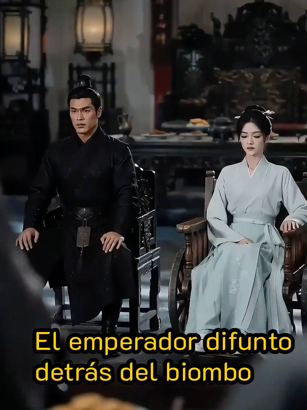 El emperador difunto detrás del biombo short drama poster