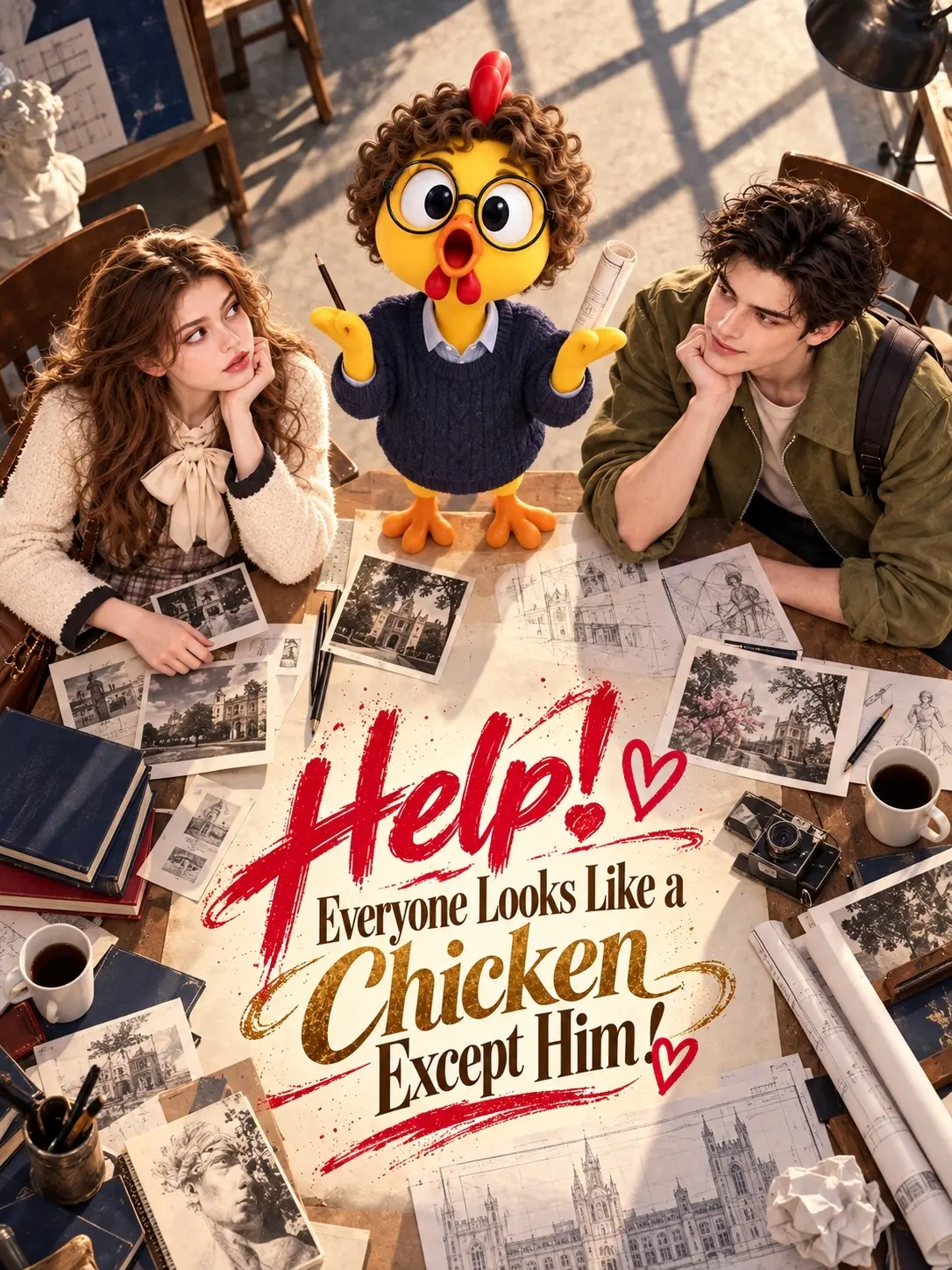 Help! Everyone Looks Like a Chicken Except Him! short drama poster