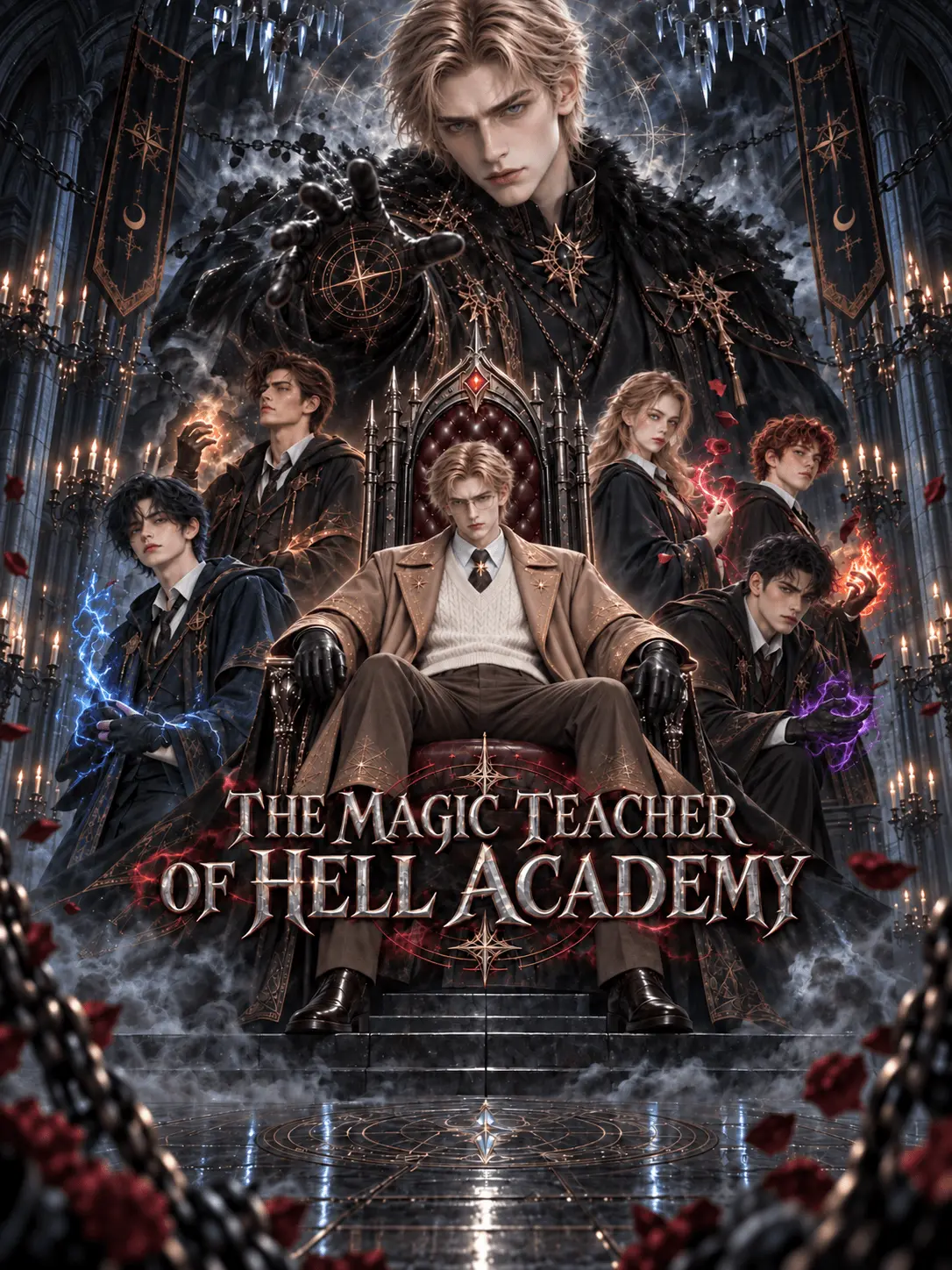 THE MAGIC TEACHER OF HELL ACADEMY short drama poster