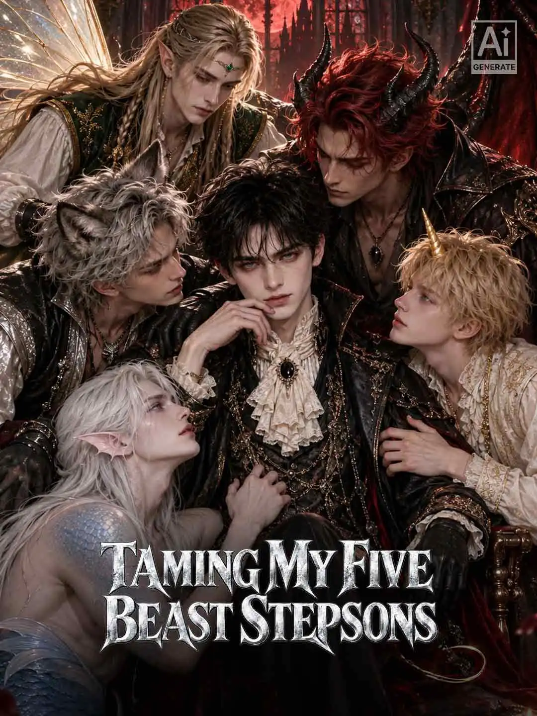 Taming My Five Beast Stepsons short drama poster