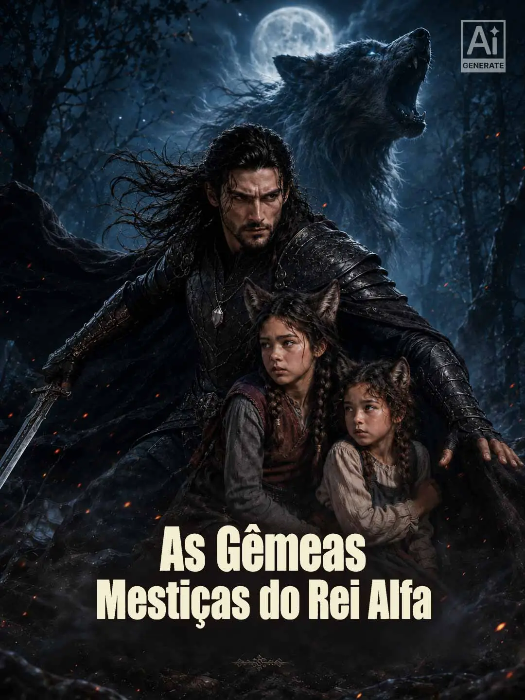 As Gêmeas Mestiças do Rei Alfa short drama poster