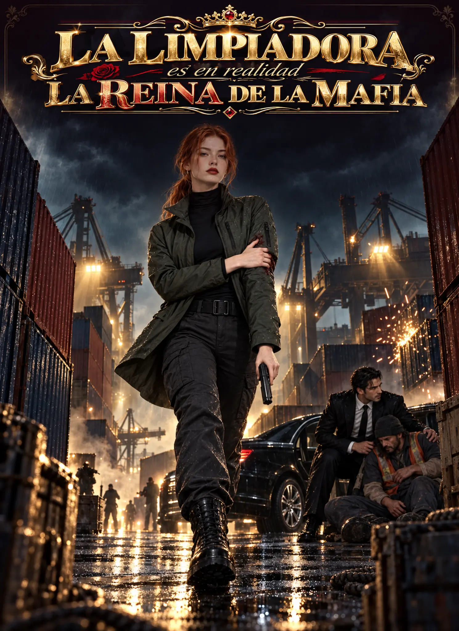 La Limpiadora es en realidad la Reina de la Mafia short drama poster