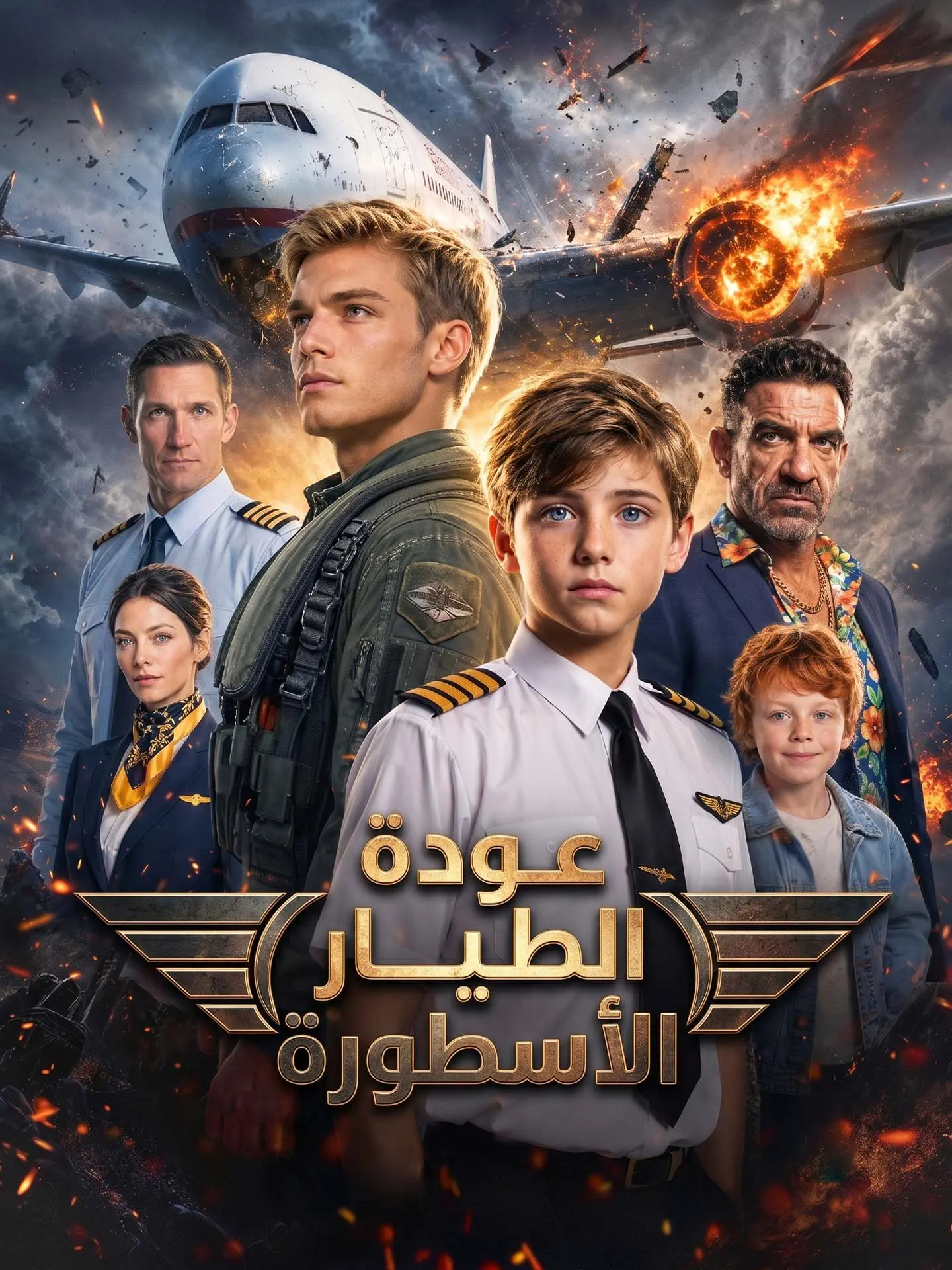 المدبلج-عودة الطيار الأسطورة short drama poster