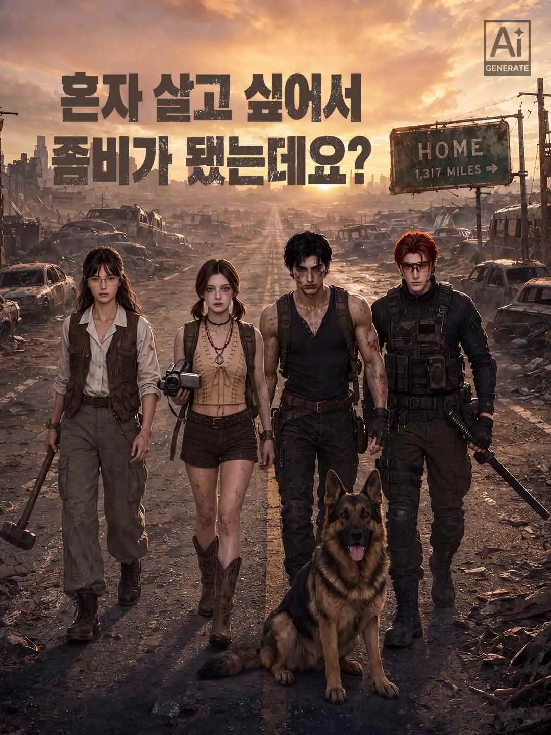 혼자 살고 싶어서 좀비가 됐는데요? short drama poster