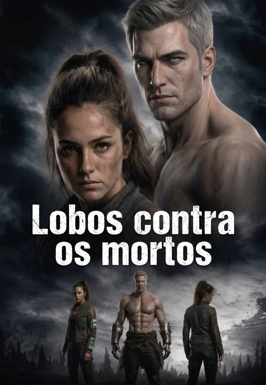 Lobos contra os mortos short drama poster