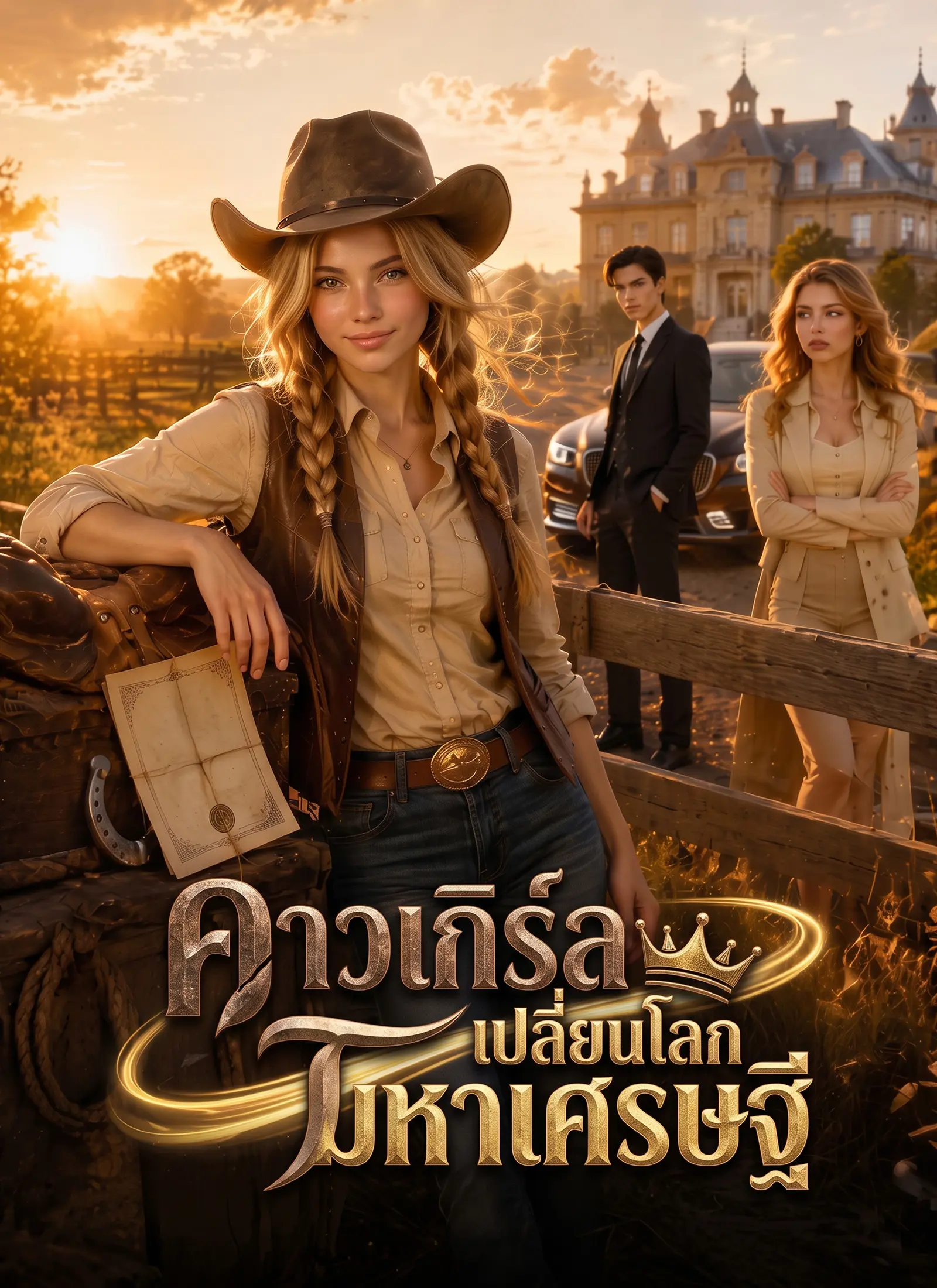 [พากย์ไทย]คาวเกิร์ลเปลี่ยนโลกมหาเศรษฐี short drama poster