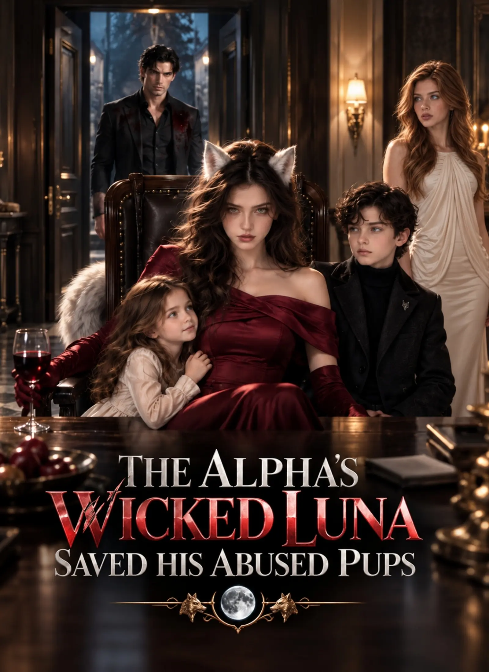 The Alpha's Wicked Luna Saved His Abused Pups short drama poster
