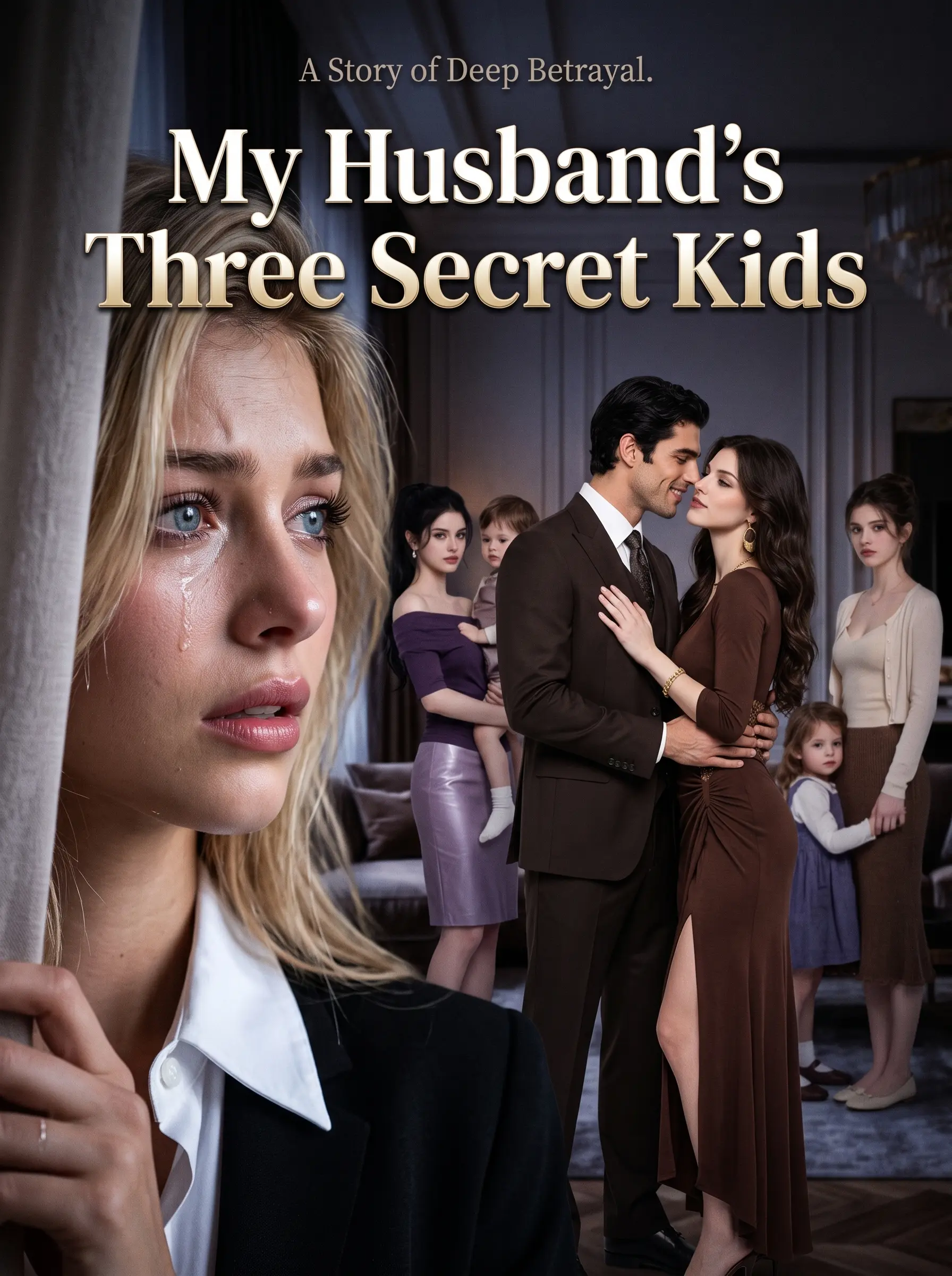 My Husband’s Three Secret Kids short drama poster