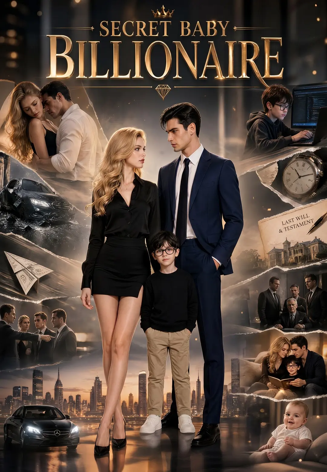 Secret Baby Billionaire short drama poster