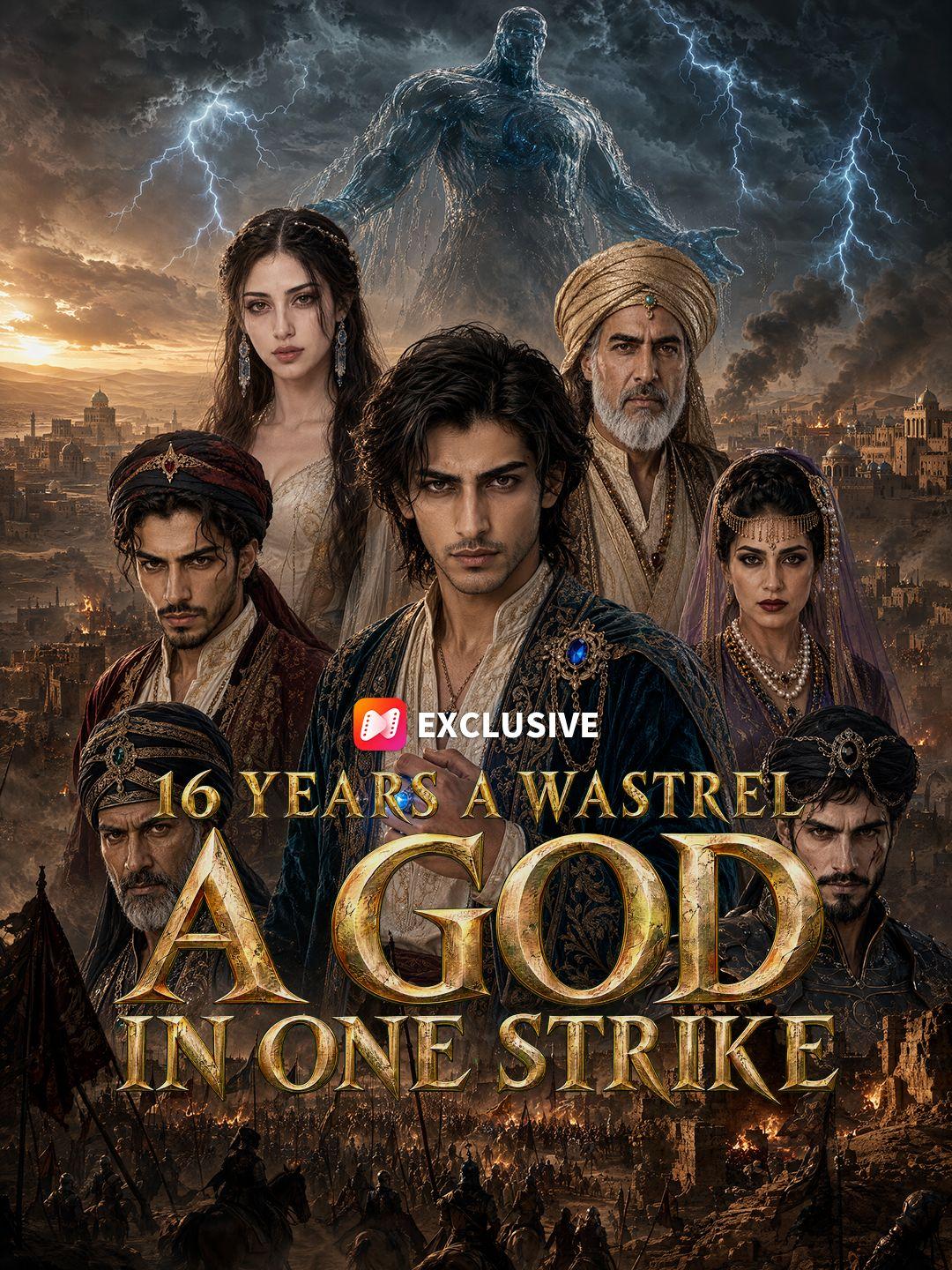 16 Years a Wastrel, A God in One Strike short drama poster