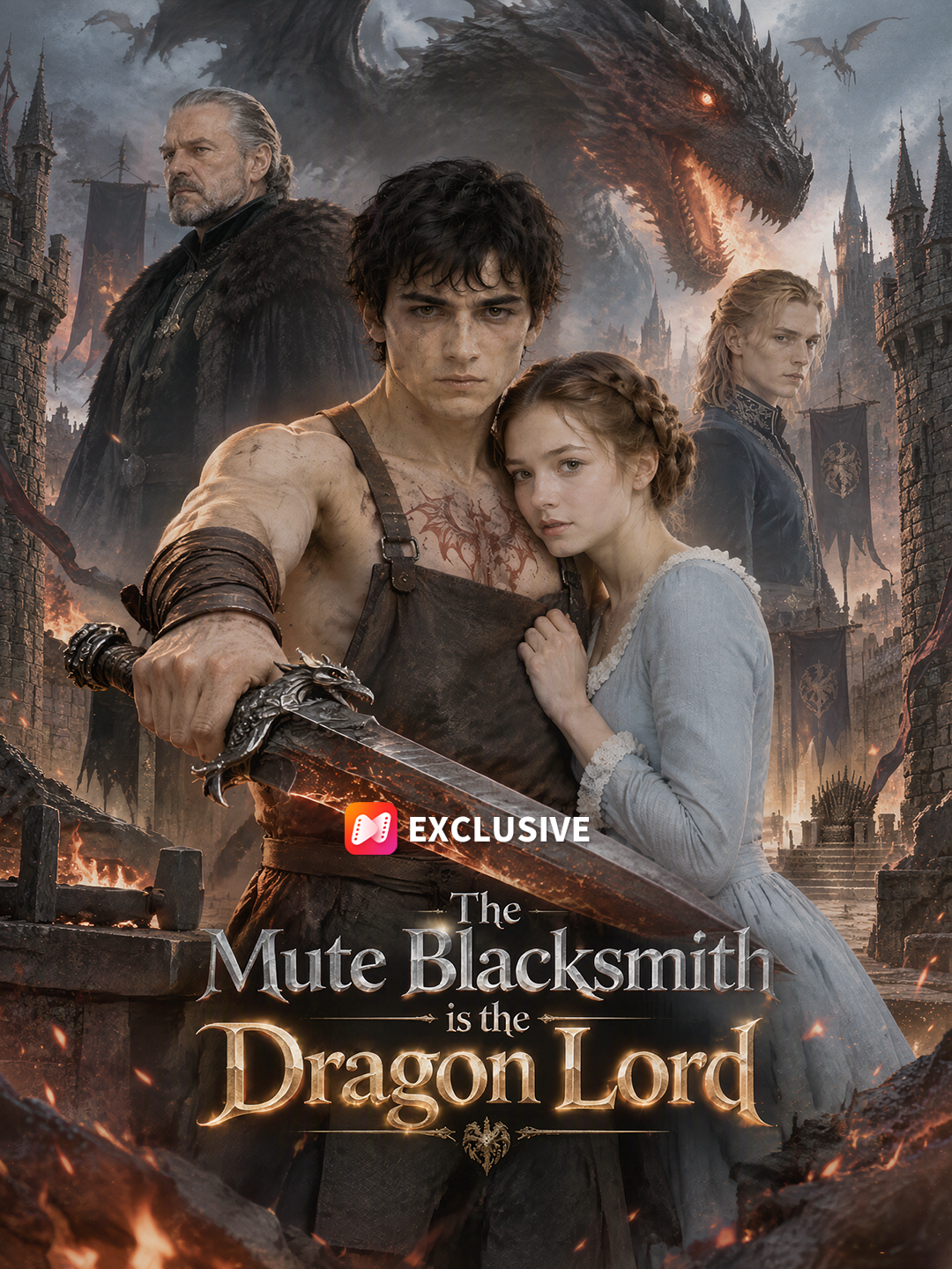 The Mute Blacksmith is the Dragon Lord short drama poster