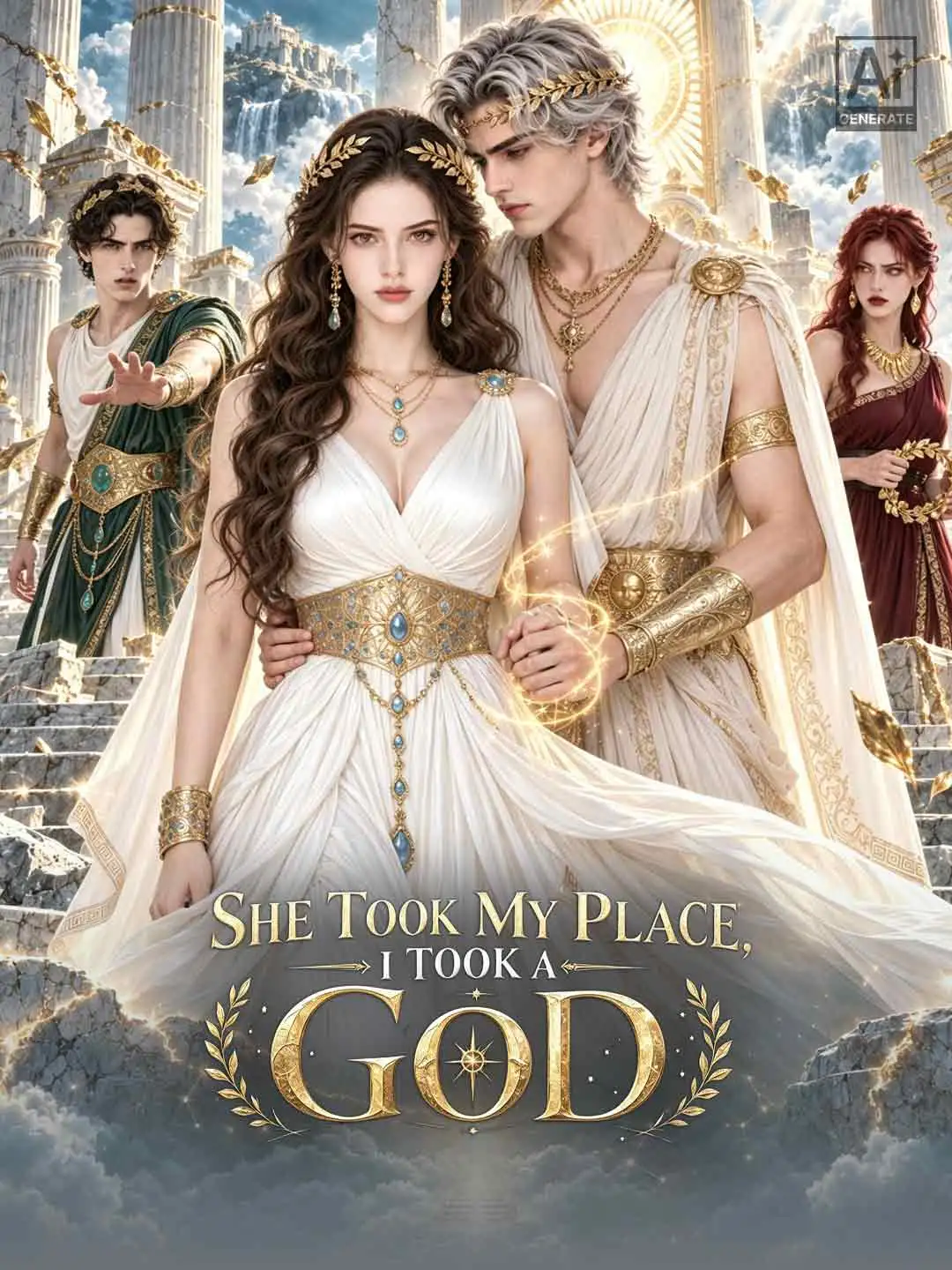 She Took My Place, I Took a God short drama poster
