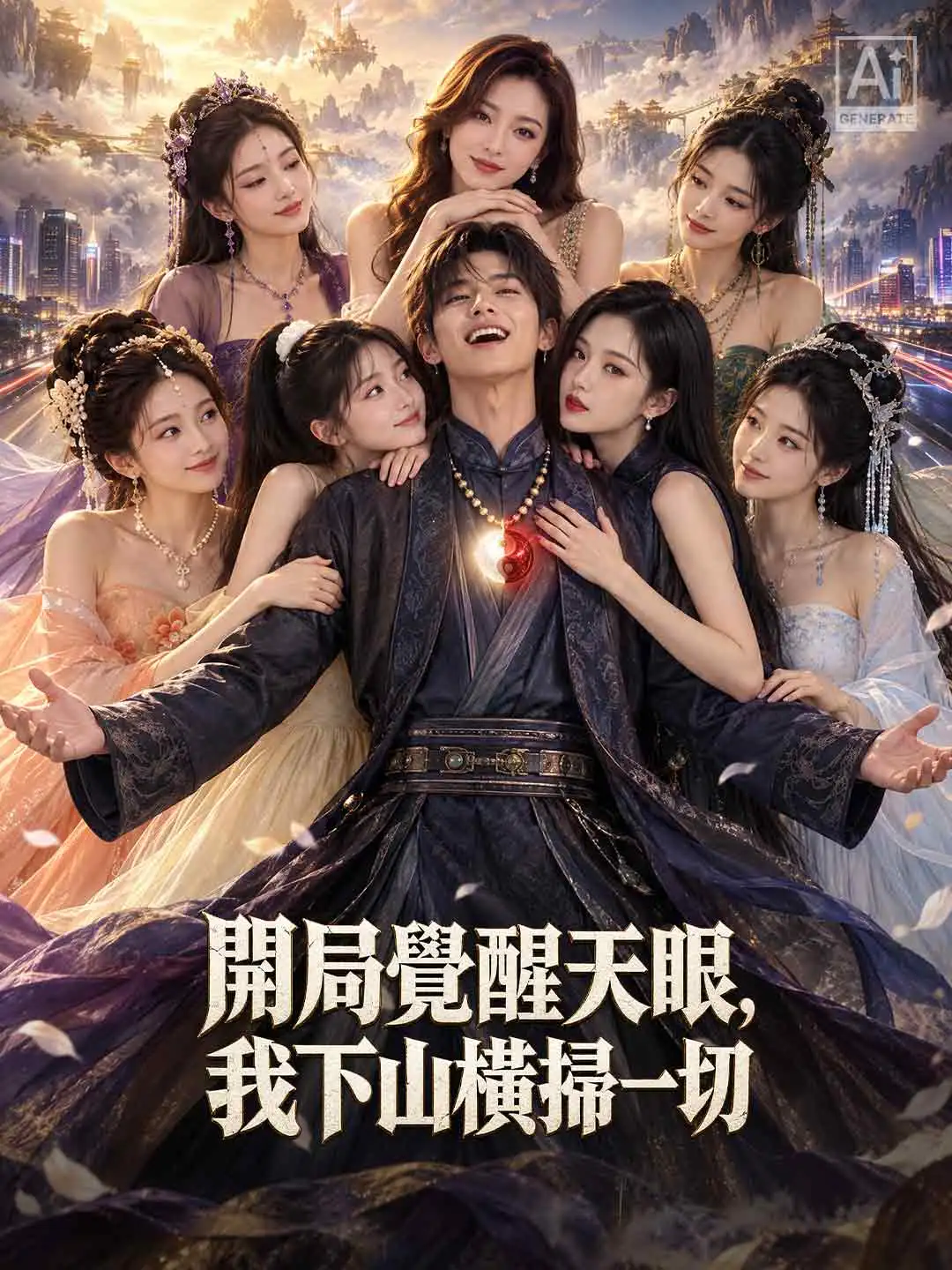 開局覺醒天眼，我下山橫掃一切 short drama poster