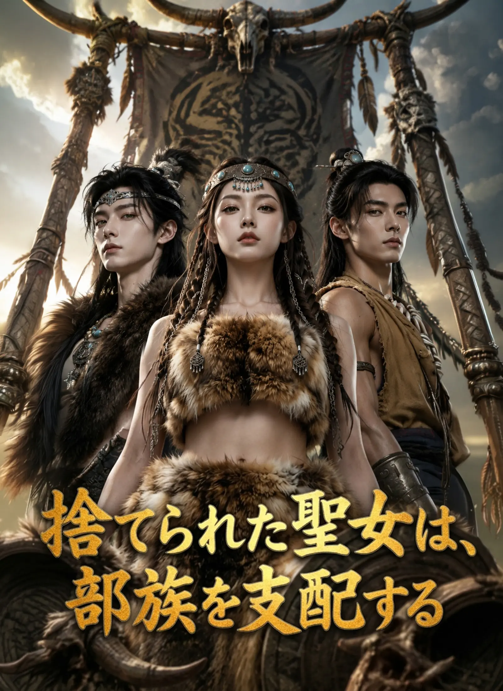 捨てられた聖女は、部族を支配する short drama poster