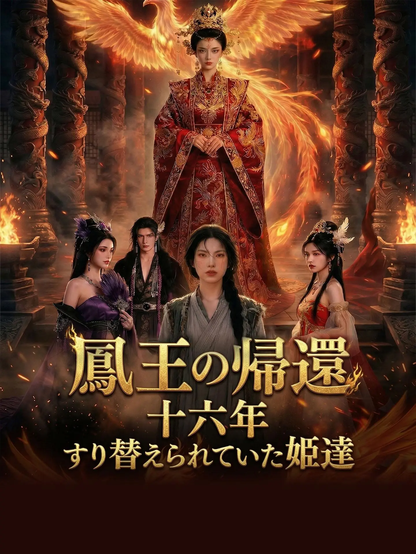 鳳王の帰還 十六年すり替えられていた姫達 short drama poster