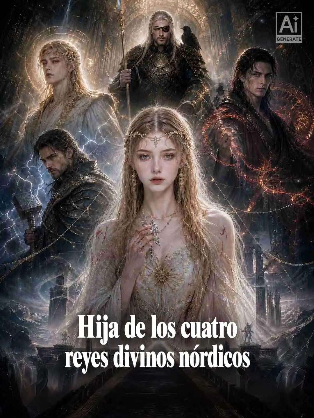 Hija de los cuatro reyes divinos nórdicos short drama poster