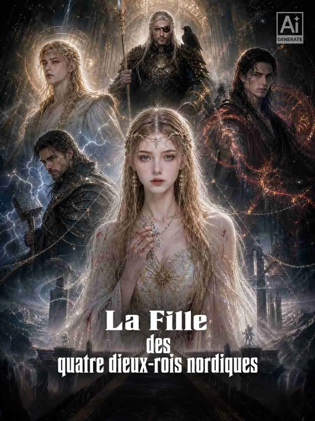 La Fille des quatre dieux-rois nordiques short drama poster