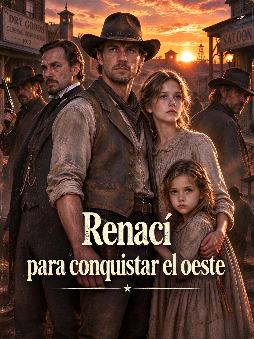 Renací para conquistar el oeste short drama poster
