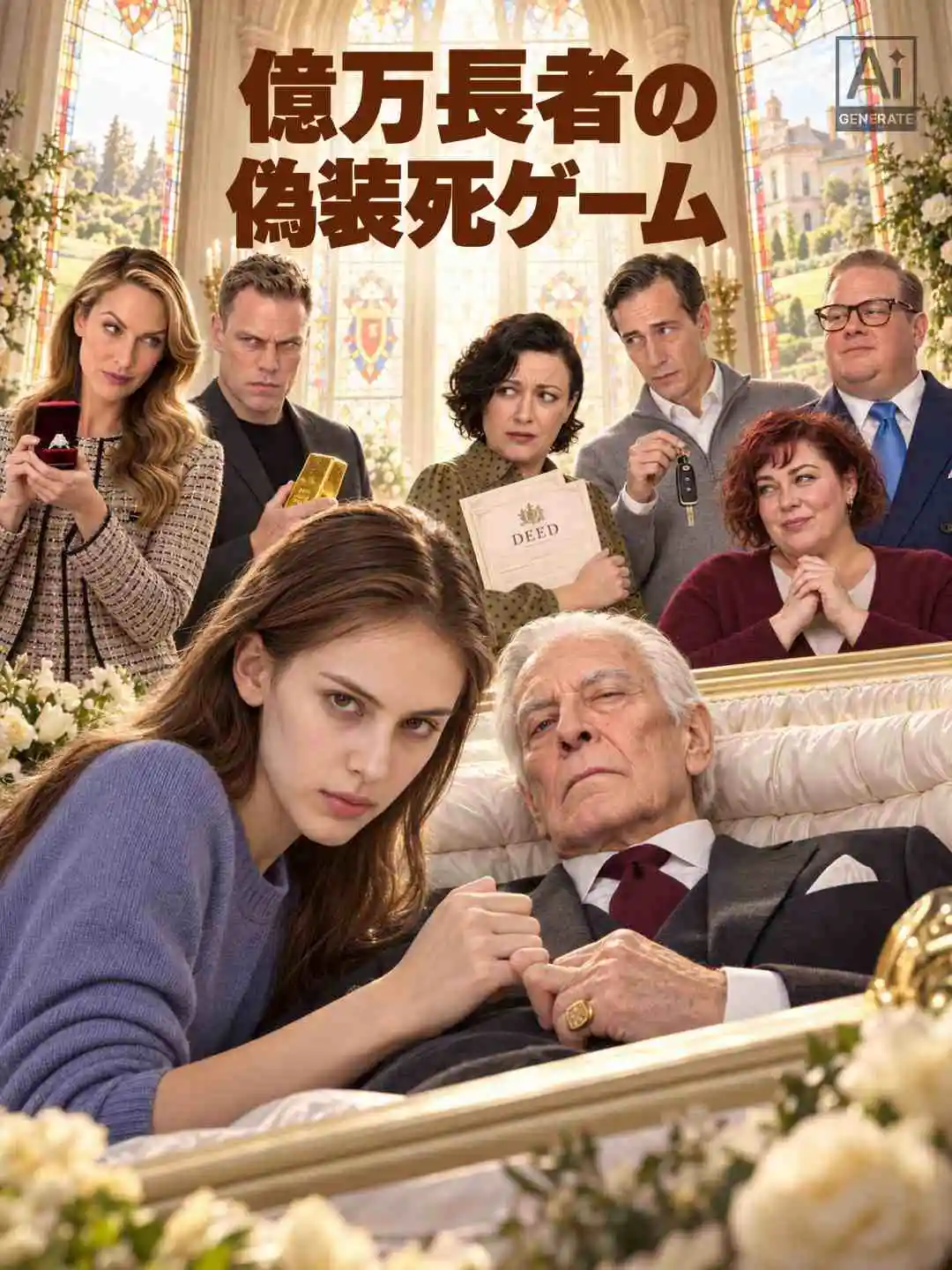 億万長者の偽装死ゲーム short drama poster