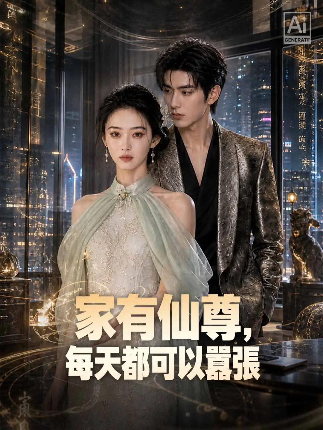 家有仙尊，每天都可以囂張 short drama poster